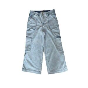 DEMOCRACY Carpenter Style High Waist Wide Leg Jean Ab Technology Stretch Size 12